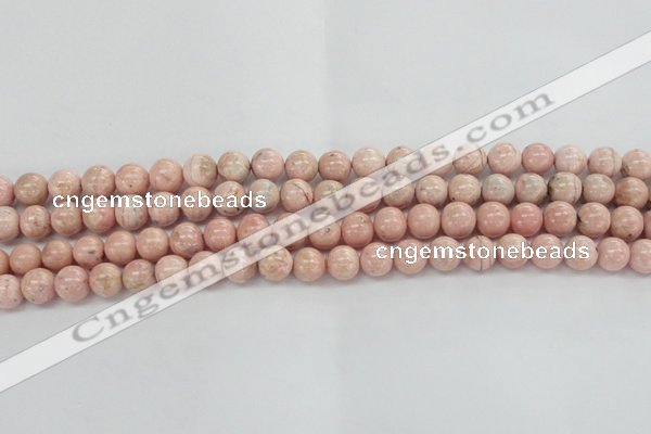 CRC922 15.5 inches 8mm round natural rhodochrosite beads