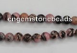 CRD01 15.5 inches 6mm round natural rhodonite gemstone beads