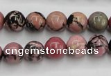 CRD03 15.5 inches 10mm round natural rhodonite gemstone beads