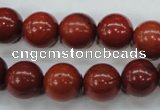 CRE28 15.5 inches 12mm round red jasper gemstone beads wholesale