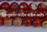 CRE302 15.5 inches 8mm round red jasper beads wholesale