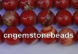 CRE303 15.5 inches 10mm round red jasper beads wholesale