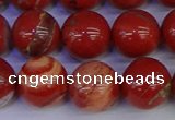 CRE305 15.5 inches 14mm round red jasper beads wholesale