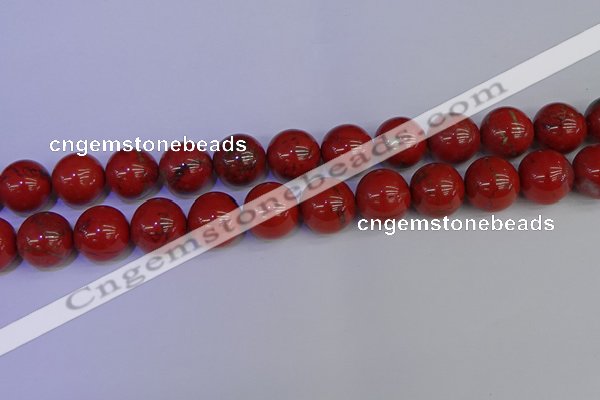 CRE306 15.5 inches 16mm round red jasper beads wholesale