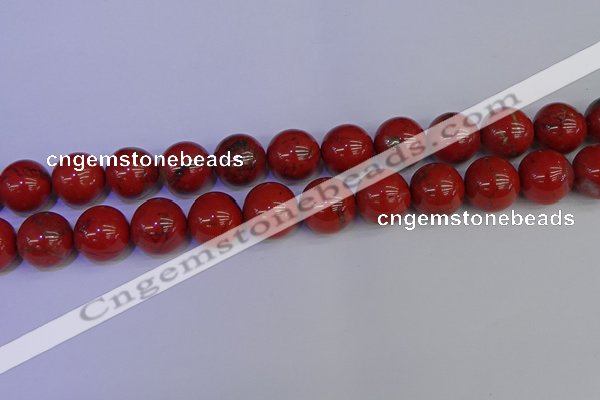 CRE308 15.5 inches 20mm round red jasper beads wholesale