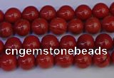 CRE310 15.5 inches 4mm round red jasper beads wholesale