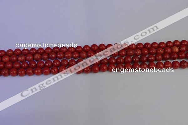 CRE310 15.5 inches 4mm round red jasper beads wholesale