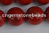 CRE318 15.5 inches 20mm round red jasper beads wholesale