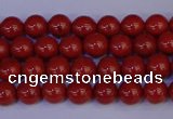 CRE320 15.5 inches 4mm round red jasper beads wholesale