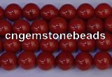 CRE321 15.5 inches 6mm round red jasper beads wholesale