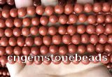 CRE352 15.5 inches 8mm round red jasper beads wholesale