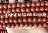 CRE353 15.5 inches 10mm round red jasper beads wholesale