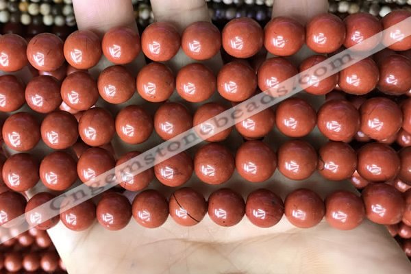 CRE353 15.5 inches 10mm round red jasper beads wholesale