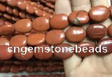 CRE64 15.5 inches 13*18mm oval red jasper beads wholesale