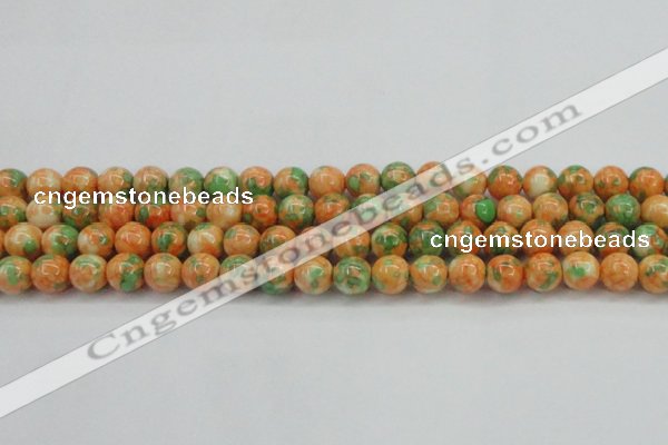 CRF311 15.5 inches 12mm round dyed rain flower stone beads wholesale