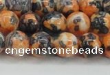 CRF325 15.5 inches 12mm round dyed rain flower stone beads wholesale