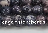 CRF339 15.5 inches 12mm round dyed rain flower stone beads wholesale