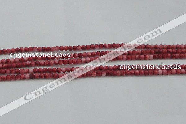 CRF438 15.5 inches 3mm round dyed rain flower stone beads wholesale