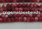 CRF439 15.5 inches 3mm round dyed rain flower stone beads wholesale