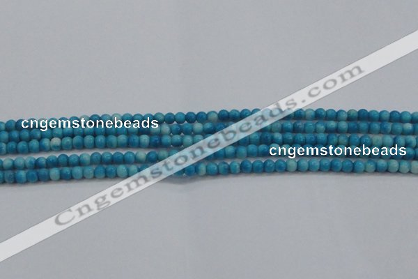 CRF440 15.5 inches 3mm round dyed rain flower stone beads wholesale