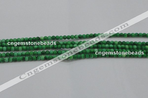 CRF441 15.5 inches 3mm round dyed rain flower stone beads wholesale