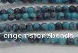 CRF452 15.5 inches 3mm round dyed rain flower stone beads wholesale