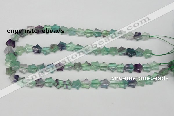 CRG04 15.5 inches 12*12mm star fluorite gemstone beads wholesale