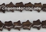 CRG05 15.5 inches 12*12mm star smoky quartz gemstone beads wholesale