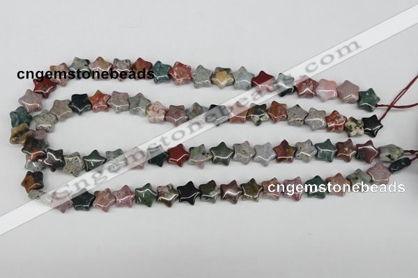 CRG09 15.5 inches 12*12mm star ocean agate gemstone beads wholesale