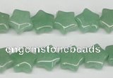 CRG10 15.5 inches 12*12mm star green aventurine gemstone beads