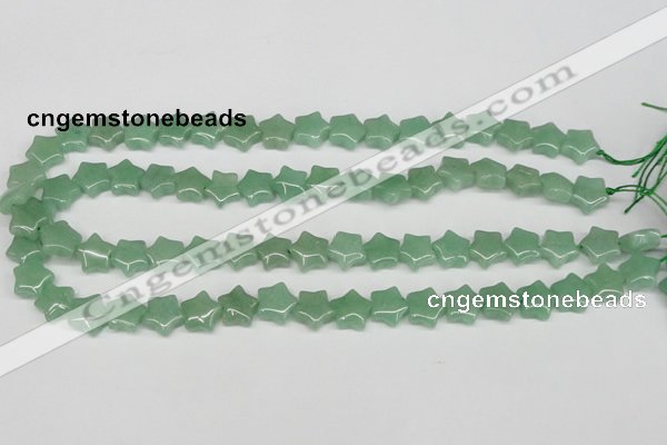 CRG10 15.5 inches 12*12mm star green aventurine gemstone beads