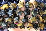CRG102 15 inches 20mm star yellow tiger eye beads wholesale