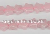 CRG11 15.5 inches 12*12mm star rose quartz gemstone beads wholesale