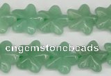 CRG15 15.5 inches 16*16mm star green aventurine gemstone beads