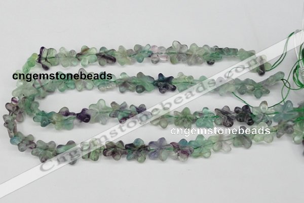 CRG17 15.5 inches 16*16mm star fluorite gemstone beads wholesale