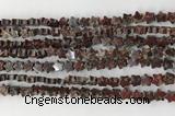 CRG30 15.5 inches 6mm flat star poppy jasper beads wholesale