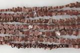 CRG36 15.5 inches 6mm flat star gemstone beads wholesale