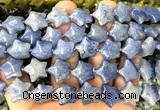 CRG65 15 inches 16mm star blue aventurine jade beads wholesale