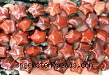 CRG76 15 inches 16mm star red jasper beads wholesale