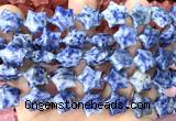 CRG86 15 inches 16mm star blue spot stone beads wholesale