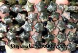 CRG94 15 inches 16mm star bloodstone beads wholesale