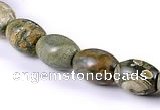 CRH01 8*10mm rice shape natural rhyolite stone beads Wholesale