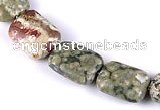 CRH07 different sizes rectangle natural rhyolite bead Wholesale