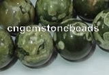 CRH103 15.5 inches 20mm round rhyolite beads wholesale