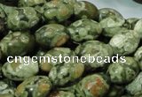 CRH105 15.5 inches 10*14mm rice rhyolite beads wholesale