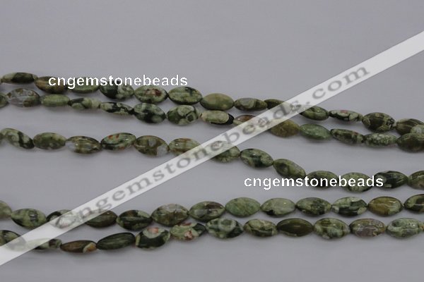 CRH136 15.5 inches 6*12mm marquise rhyolite gemstone beads