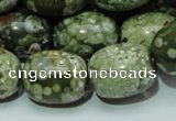 CRH16 15.5 inches 16*20mm egg-shaped rhyolite beads wholesale