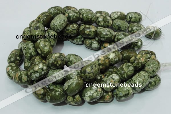 CRH17 15.5 inches 18*24mm egg-shaped rhyolite beads wholesale