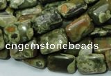 CRH24 15.5 inches 10*14mm rectangle rhyolite beads wholesale