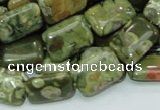 CRH25 15.5 inches 12*18mm rectangle rhyolite beads wholesale